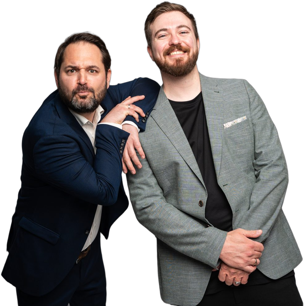 Martin Putz und Christian Grollmann, die beiden Geschäftsführer der Addictive Audio GmbH